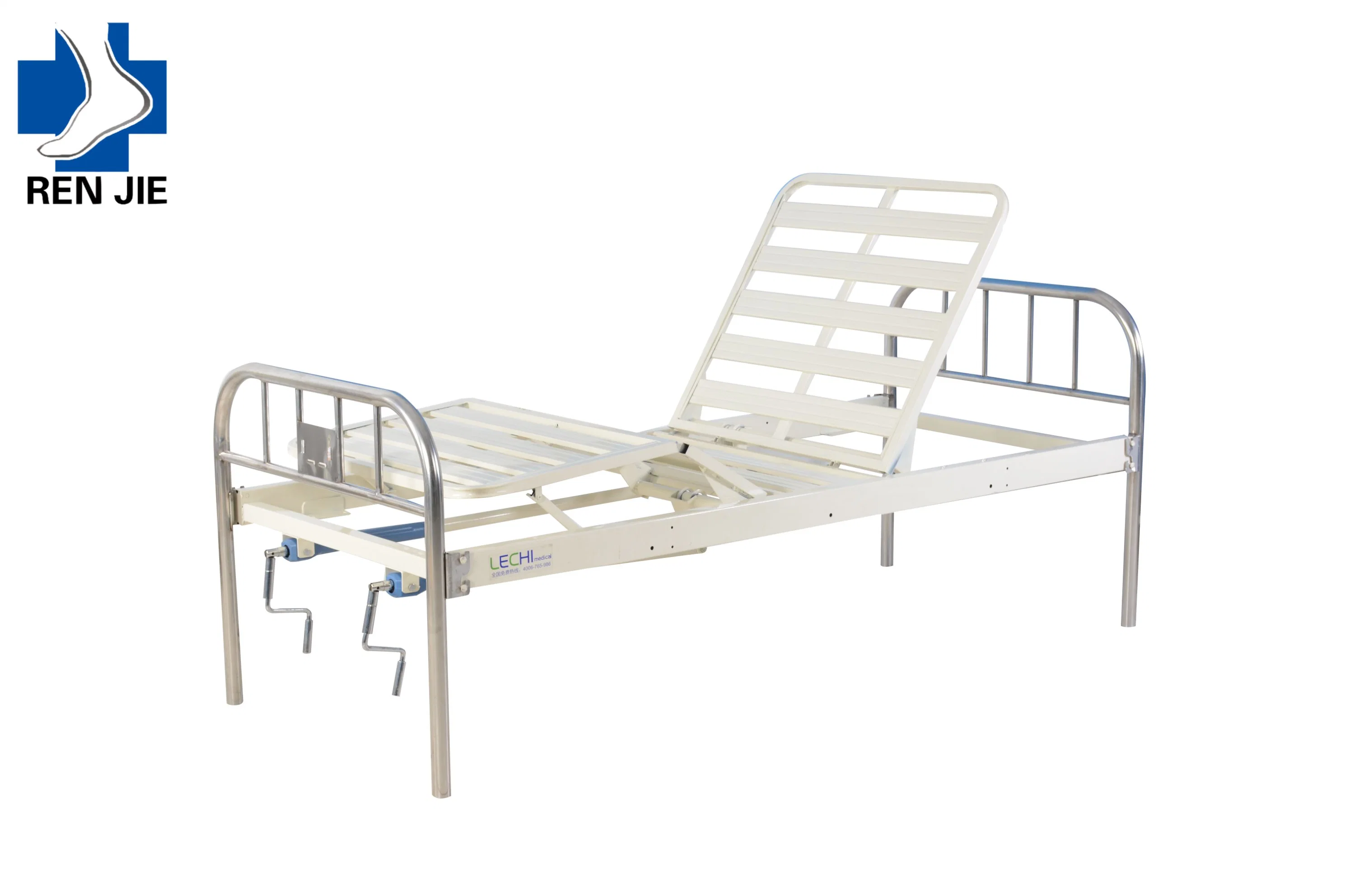 Adjustable Manual Medical Holpful Queen Size Hospital Bed