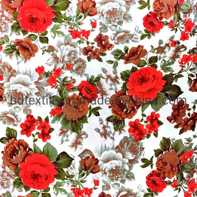Bed Sheet Fabric 100% Polyester Disperse Printed Microfiber for South Africa