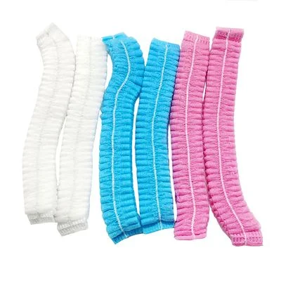 Nonwoven/SMS/PP/Round/Crimped/Pleated/Strip/Disposable Clip Mop Cap PE Bouffant Shower Bathing Hotel Cap