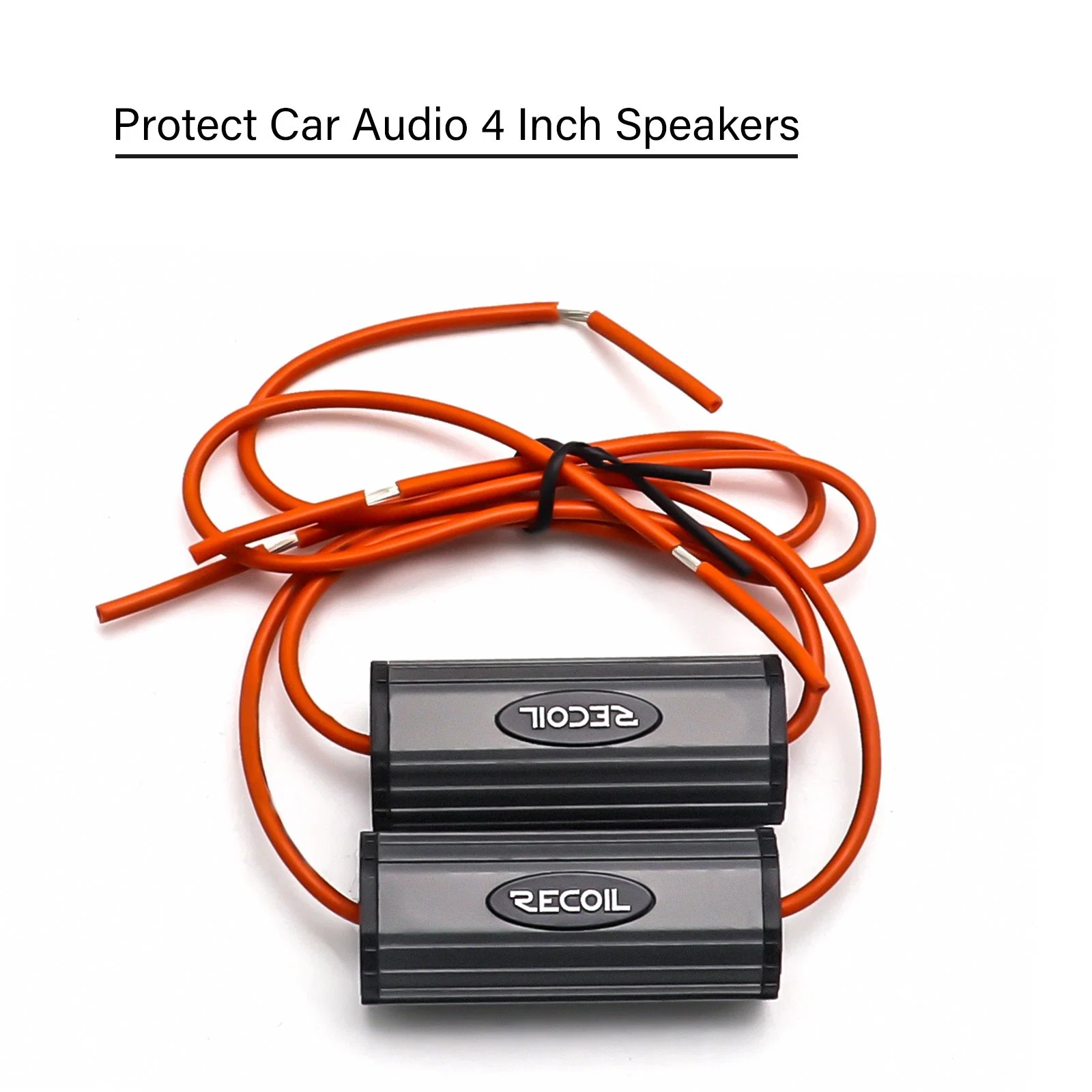 Edge Bb-4 Bass Blocks Designed to Protect Car Audio 4 Inch Speakers, Eliminate Frequencies 0-1.2kHz at 4ohms, Pair