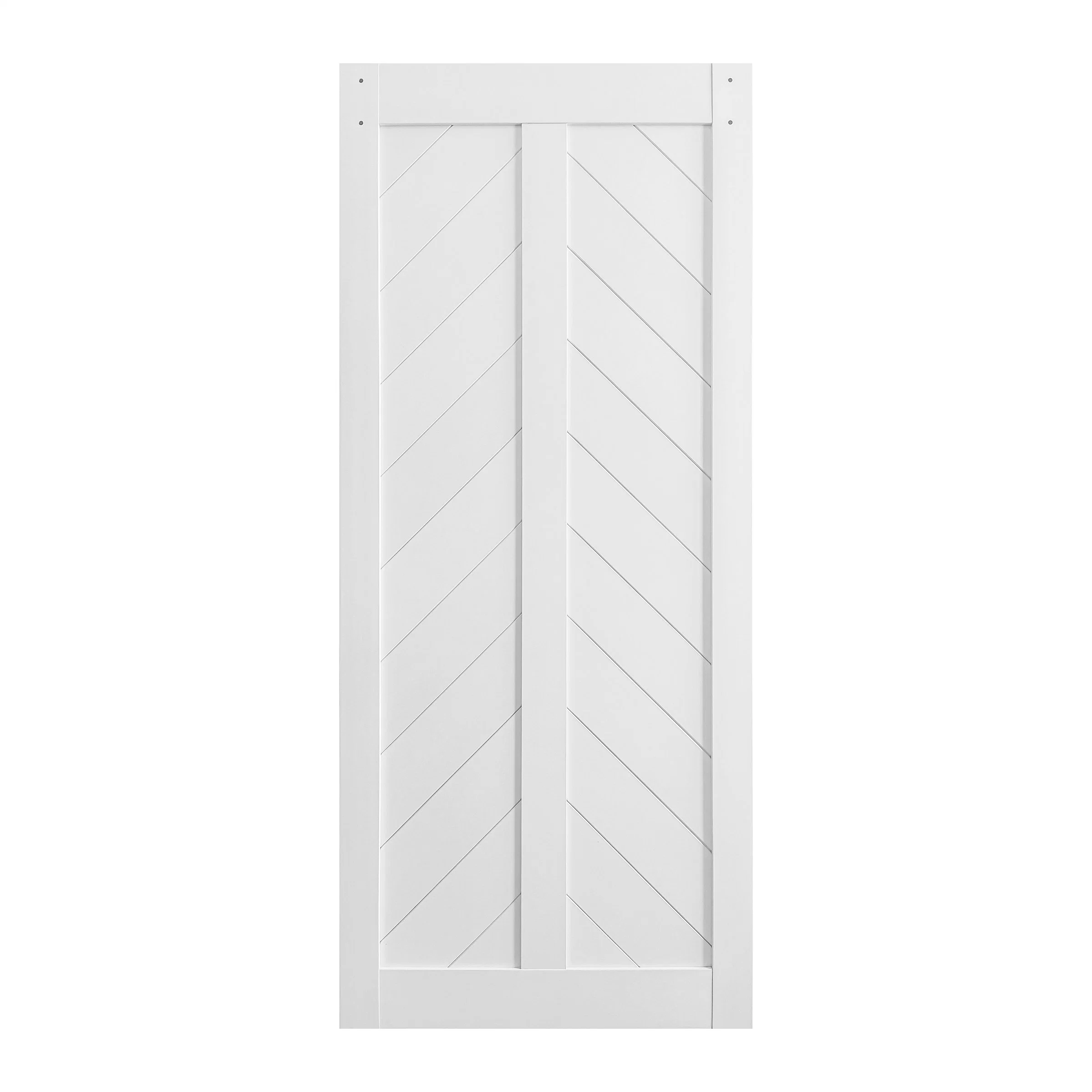 Wholesale/Supplier Easy to Install White PVC Film Sliding DIY MDF Barn Door with Hardware