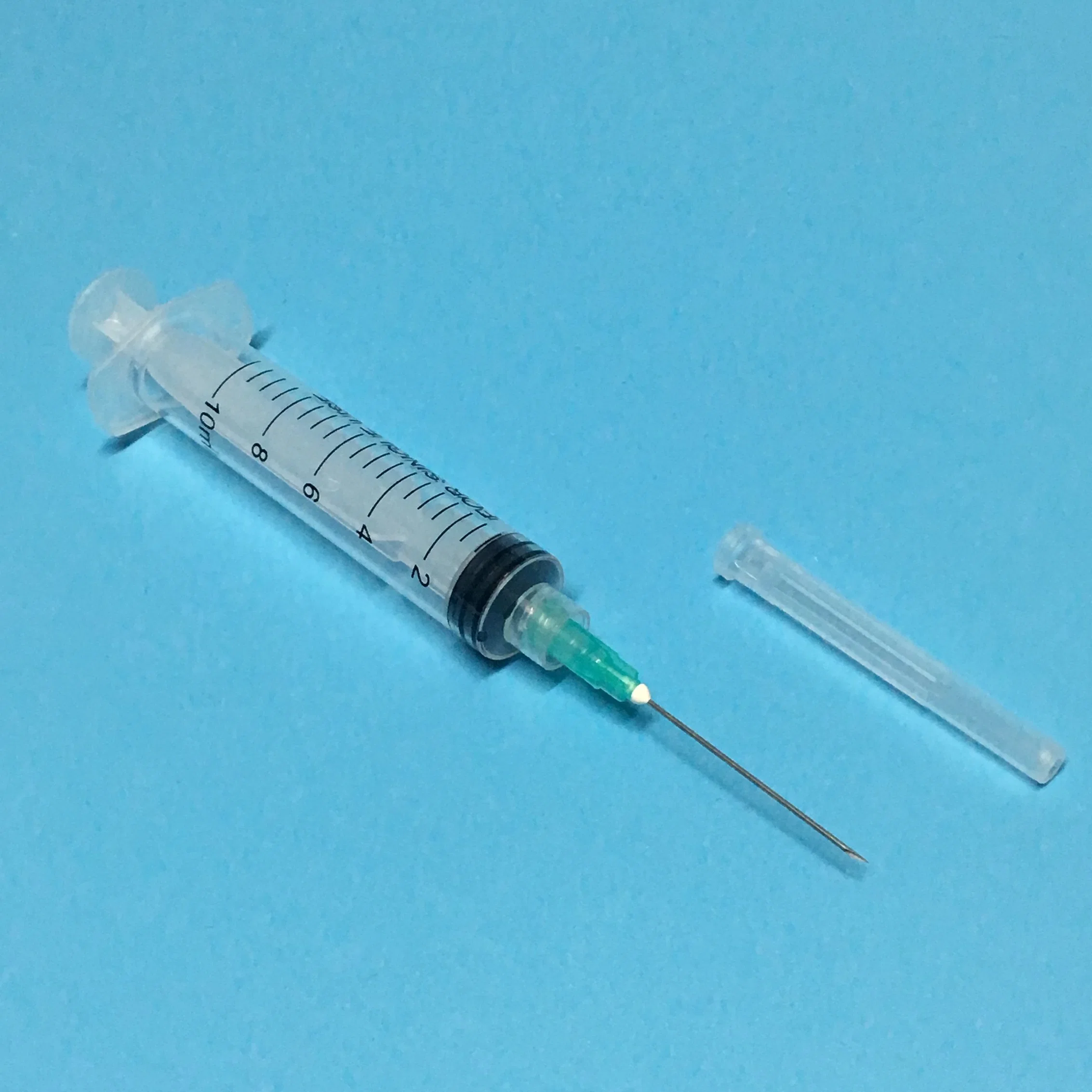 Disposable Plastic Medical Veterinary Injection Syringe with Needle