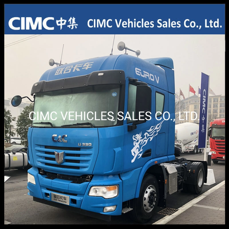 China C&C/Cimc 6*4 380HP Heavy Duty Truck Tractor