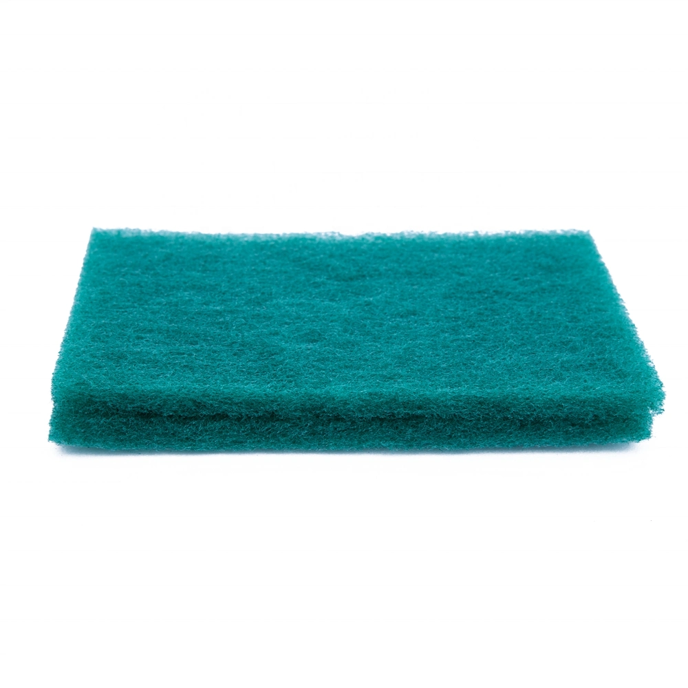 High quality/High cost performance  Nylon Scouring Pad Kitchen Cleaning Abrasive Green Scouring Pad Material