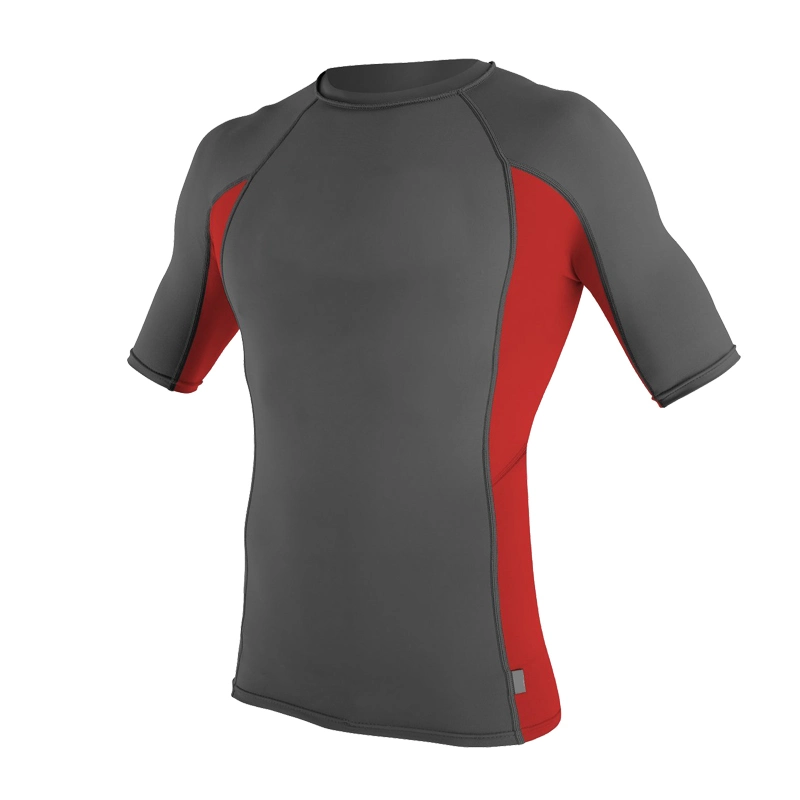 Spandex Surfing UV Protection Short Sleeve Men Rash Guard