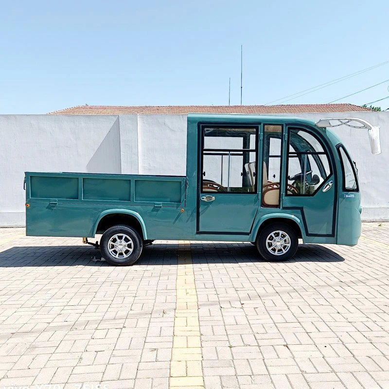 Light Truck Electric Pickup Truck Box Truck with Five Seats