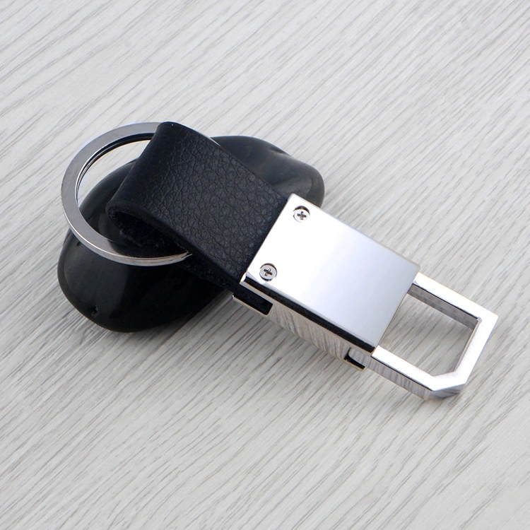 High-Grade Simple Car Business Waist Hanging Metal Keychain