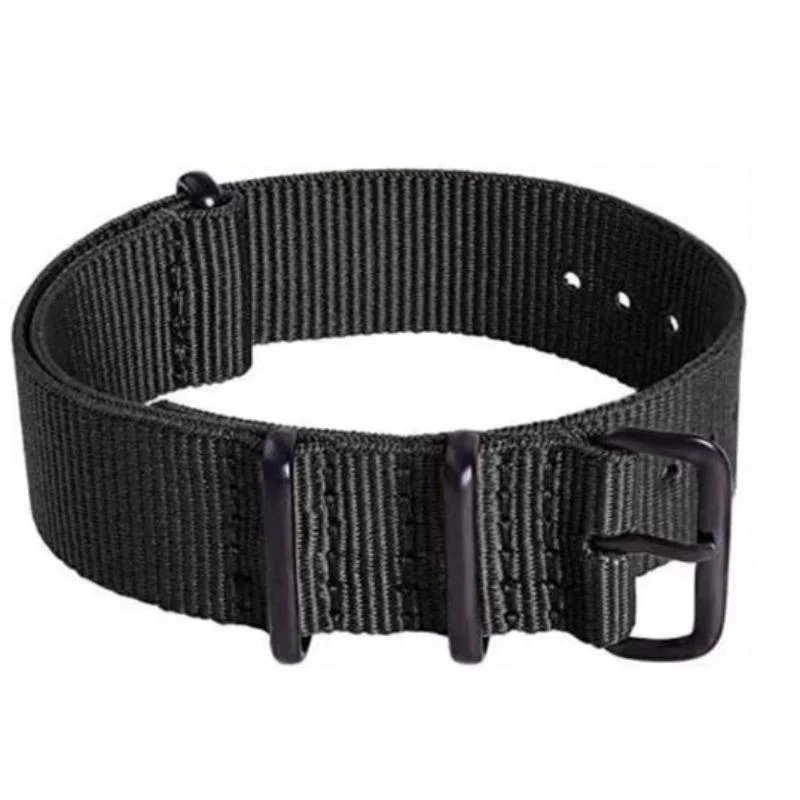 Nylon Watch Band Strap with Stainless Steel Buckle