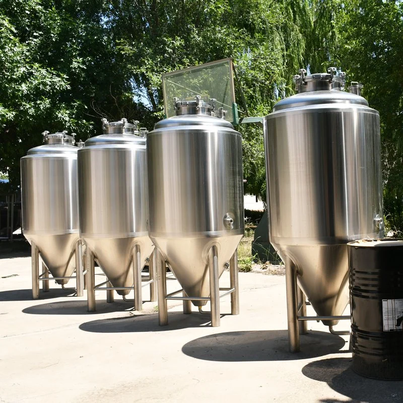 Pressure Jacketed Unitanks Conical Cooling Tank Beer Fermentation Vessel