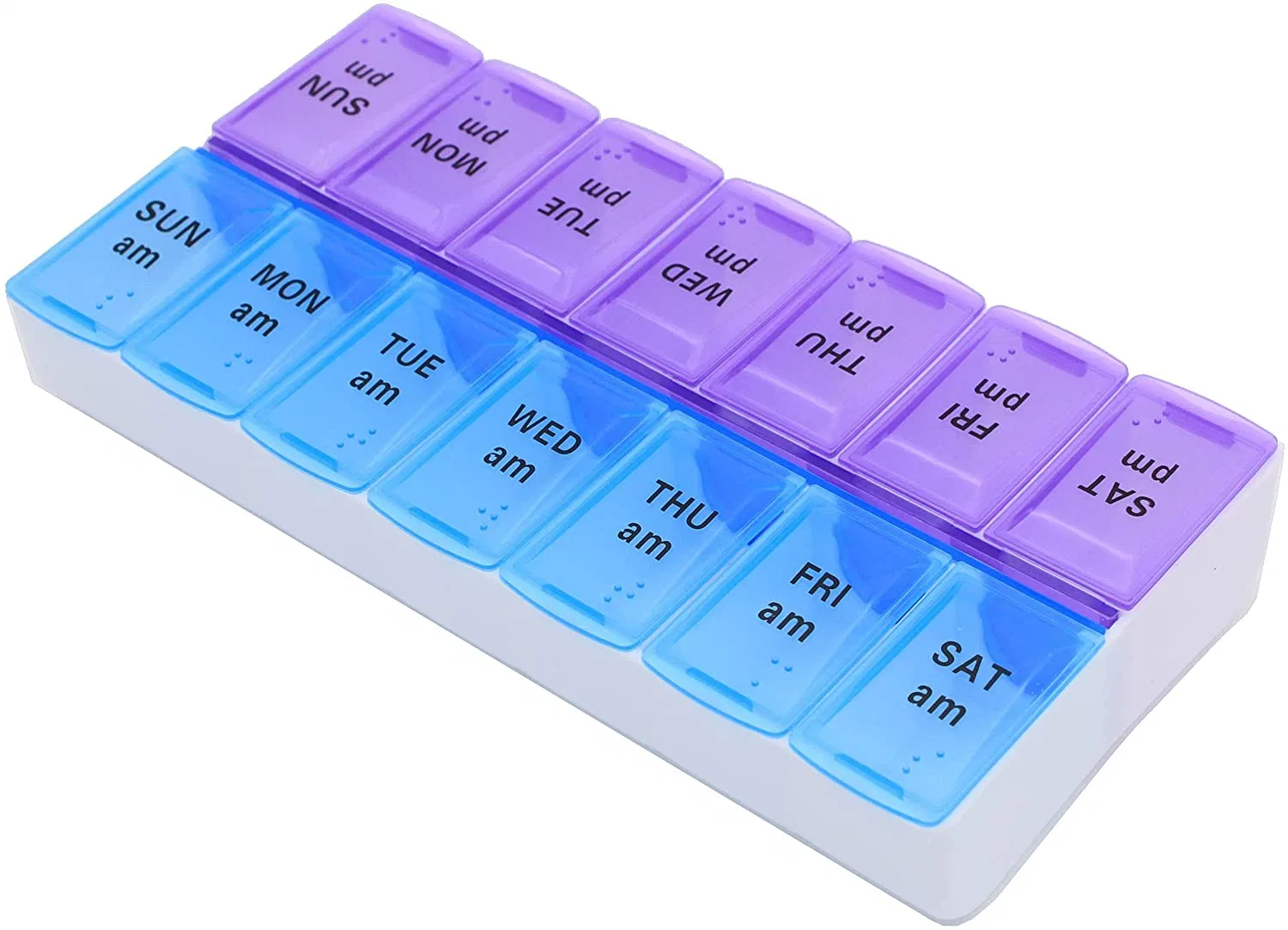 New Daily Weekly Pill Box Dispenser Organizer