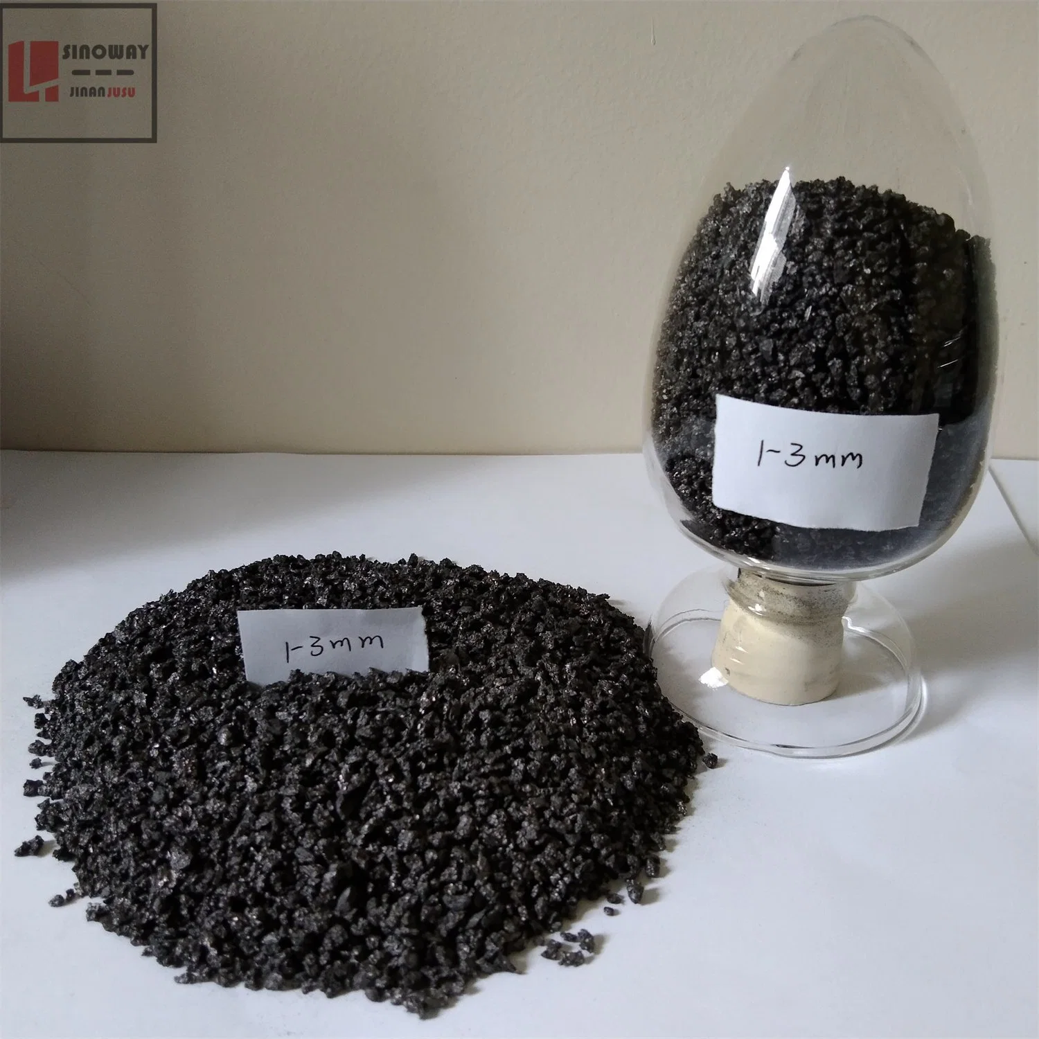 Low Sulfur Pet Coke Price Calcined Petroleum Coke (CPC) Size1-3mm