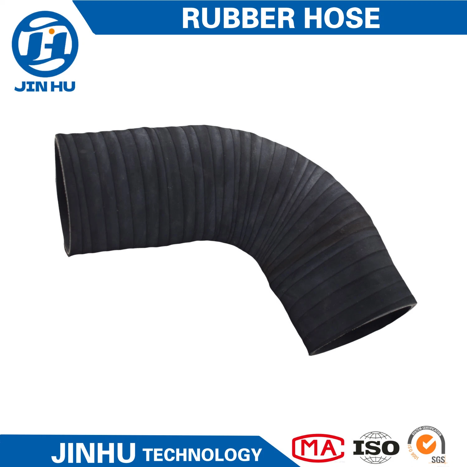 Jinhu EPDM flexible en caoutchouc tressé radiateur hydraulique chauffe-eau Tuyau/tuyau industriel en caoutchouc