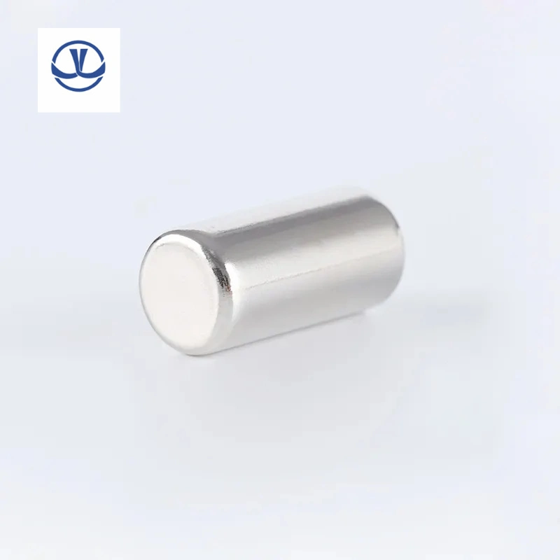 N52 Cylinder Magnetic Axial Diametrically Magnetized Round Cylinder Neodymium Magnet Materials