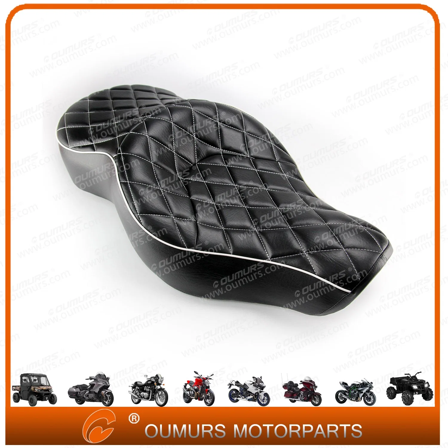 Motorcycle Accessory Rear Pssenger Seat for Harley Davidson