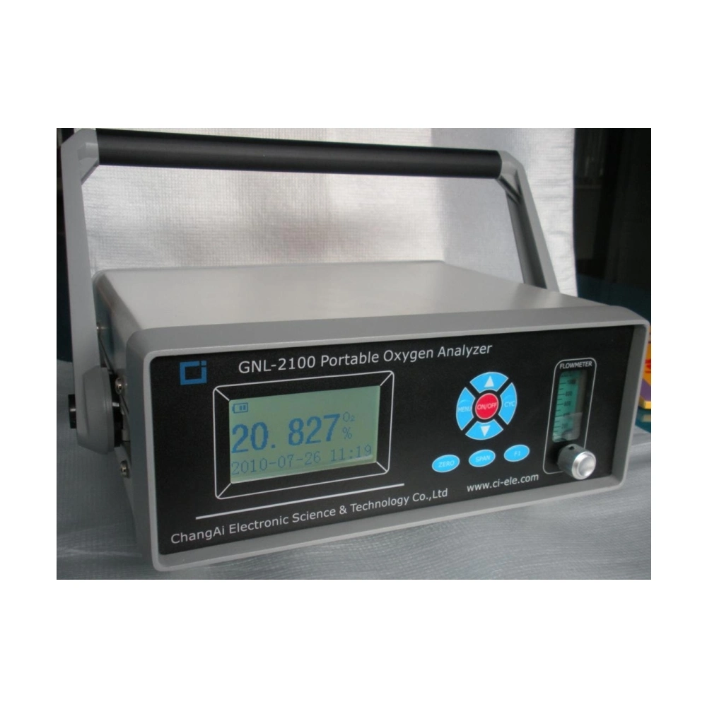 2022 Newest High Purity Gnl-2100L Medical Portable Purity Gas Oxygen Analyzer for Psa Oxygen Generator