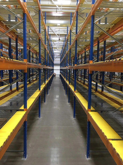 CE and ISO Certificate Blue and Orange Warehouse Metal Storage Heavy Duty Pallet Racking Shelving Equipment Systems