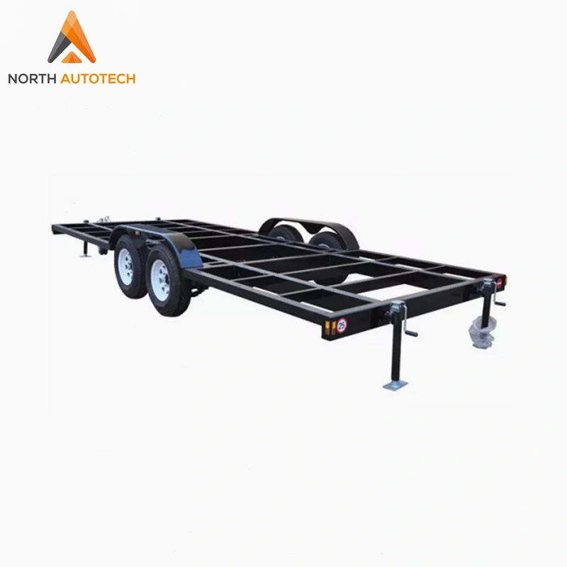 Heavy Duty Customed Mobile Tiny House Chassis Trailer Frame with Standard and Detachable Decks