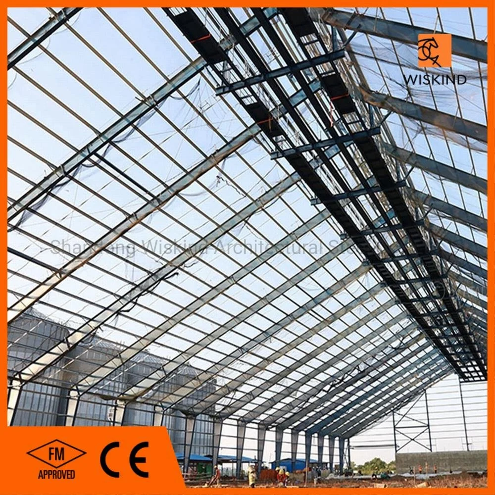 Q345b Metal Prefabricated Houses Steel Structure Buildings for Workshops/Warehouses with Beam Crane