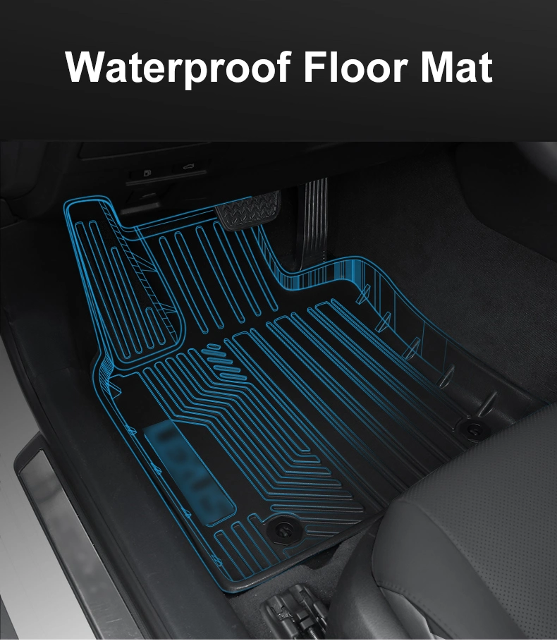 Sanma Car Interior Protect Accessories 3D TPE Foot Mat Waterproof Car Floor Mat for Toyota Camry