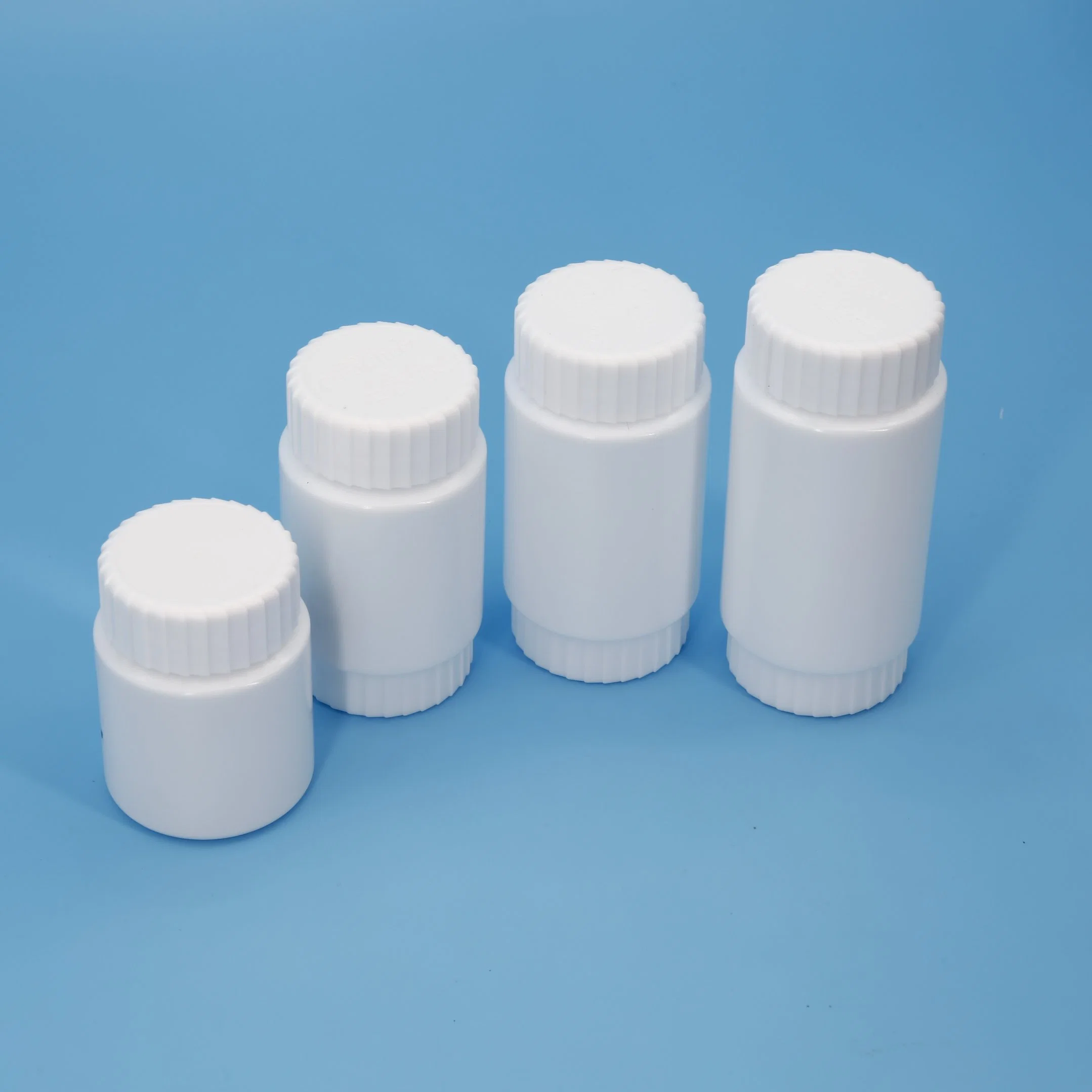 Medical, Pharmaceutical, Plastic, Shampoo, Cosmetic, PP, PE, PC, Pet, HDPE, White, Bottle, with Lid