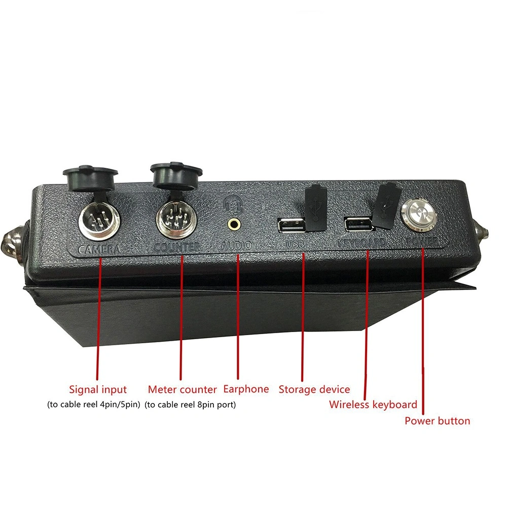 Industry Pipe Detection Borescope Inspection Camera with 40mm Self Level Camera Head