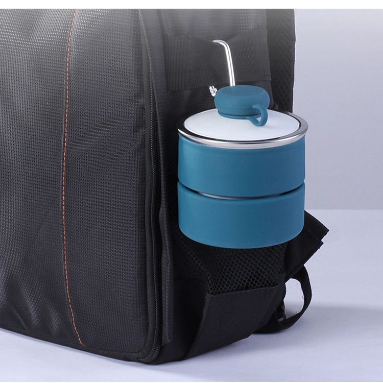 Portable Folding Sports Equipment Sports Water Bags World Cup Metal Edge Fitness Water Cup