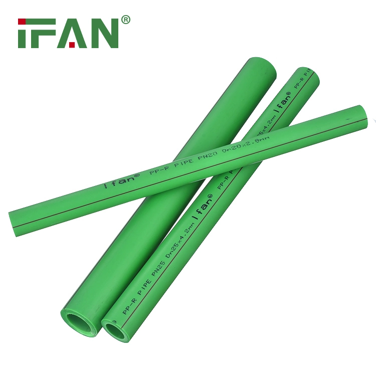 Ifan Factory Wholesale/Supplier High quality/High cost performance Plastic Pipe PPR Tube High Pressure PPR Pipe