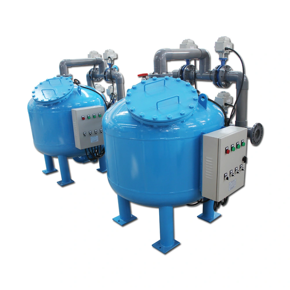 Industrial Circulating Water Manual Control Bypass Sand Filter