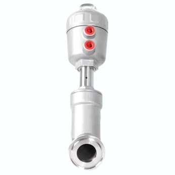 Sanitary Grade Y-Shape Quick Installation Pneumatic Corner Seat Valve