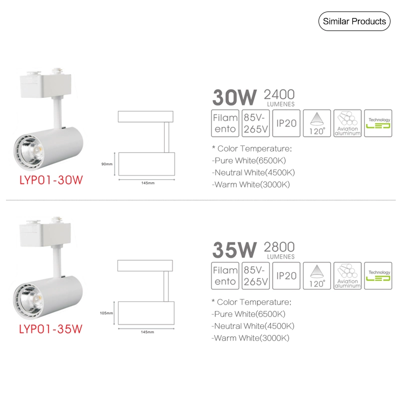 Modern Design Linear Fast Torch Rail Line LED Track Light