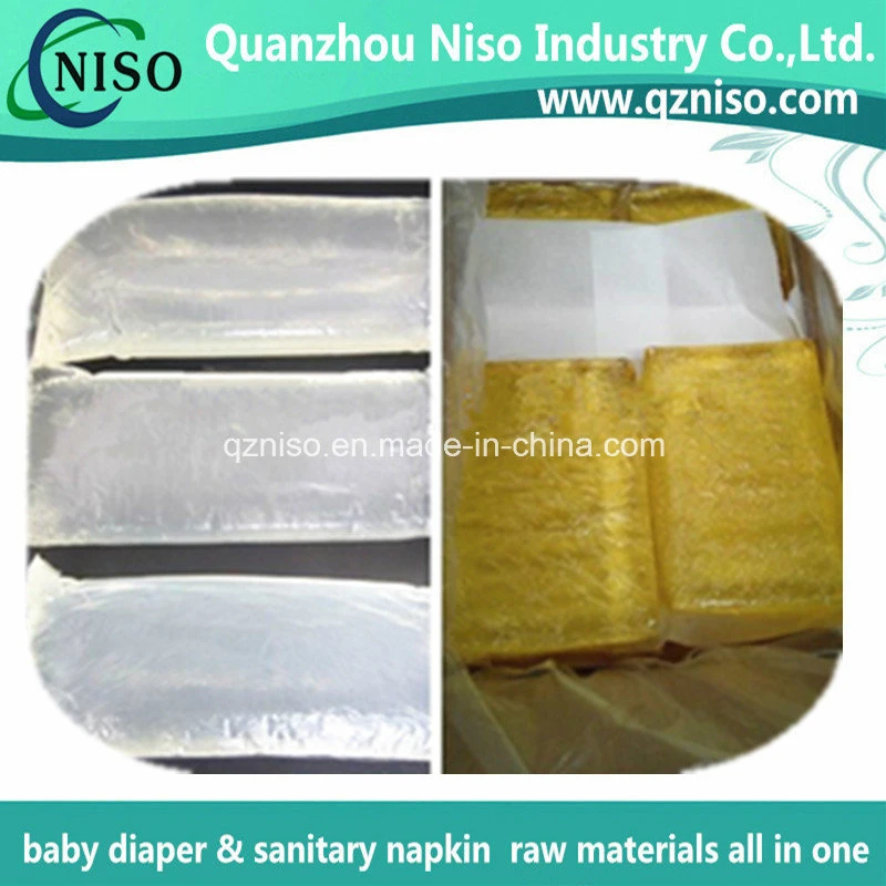 Light Yellow Hotmelt Adhesive Glue for Baby Diaper Raw Materials (LS-0347)