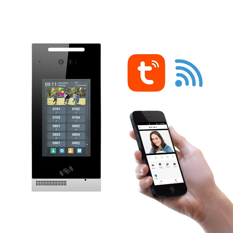Resistente al agua IP 65 Sistema de intercomunicación Video Portero con pantalla HD