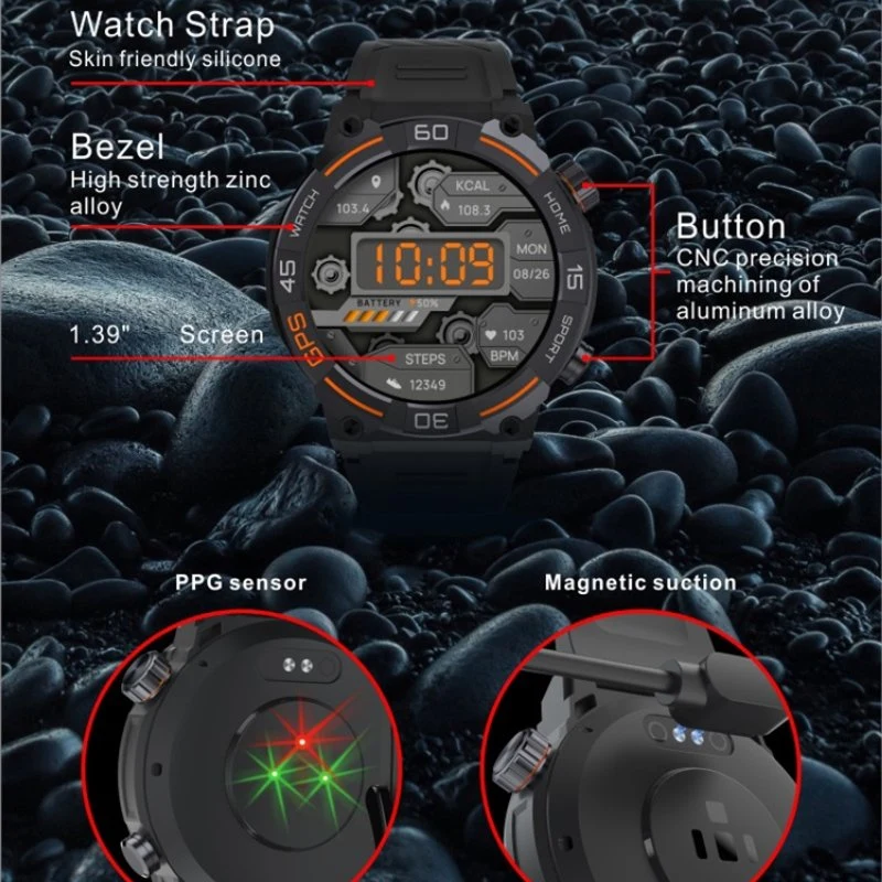 Navidad Regalo Relojes GPS Tracker portátil Smart Watch Smartwatch Sport Pulsera Reloj inteligente más barato mejor vendedor