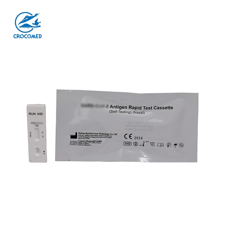 Antigen Test Medical Diagnostic Swab/Salive Antigen Rapid Test for 25 Persons or Self-Test 1person Rat Antigen Rak Test From The Manufacturer