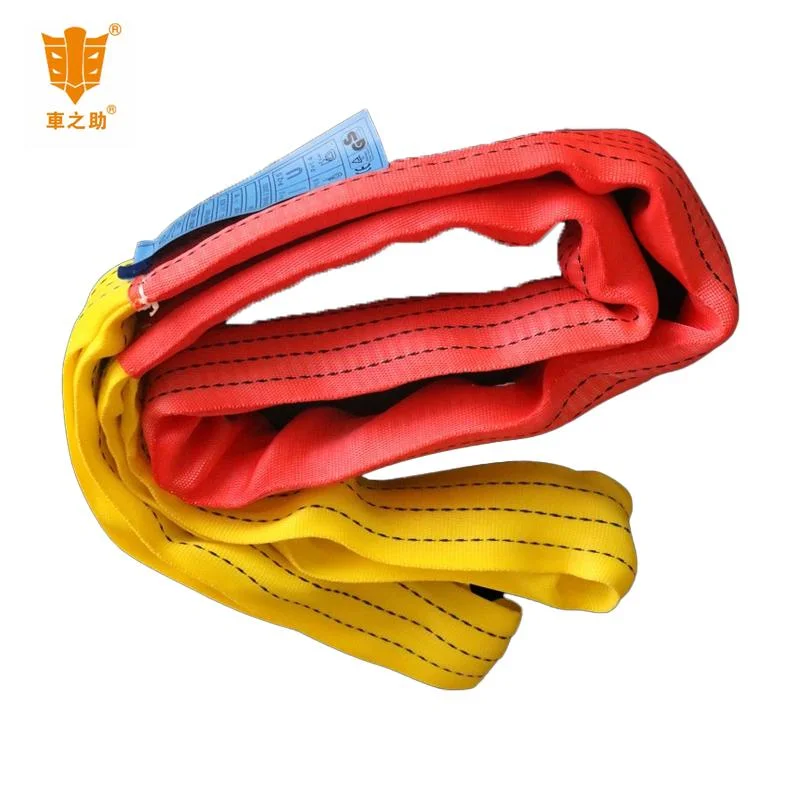 Servicefähige Polyester Woven Round Webbing Sling Kundenspezifische Secure Wholesale Factory Preis