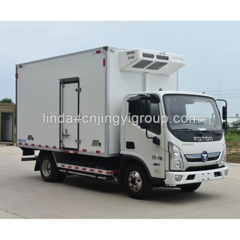 New Energy Electric Foton Refrigerated Cooling Van Refrigerator Freezer Truck