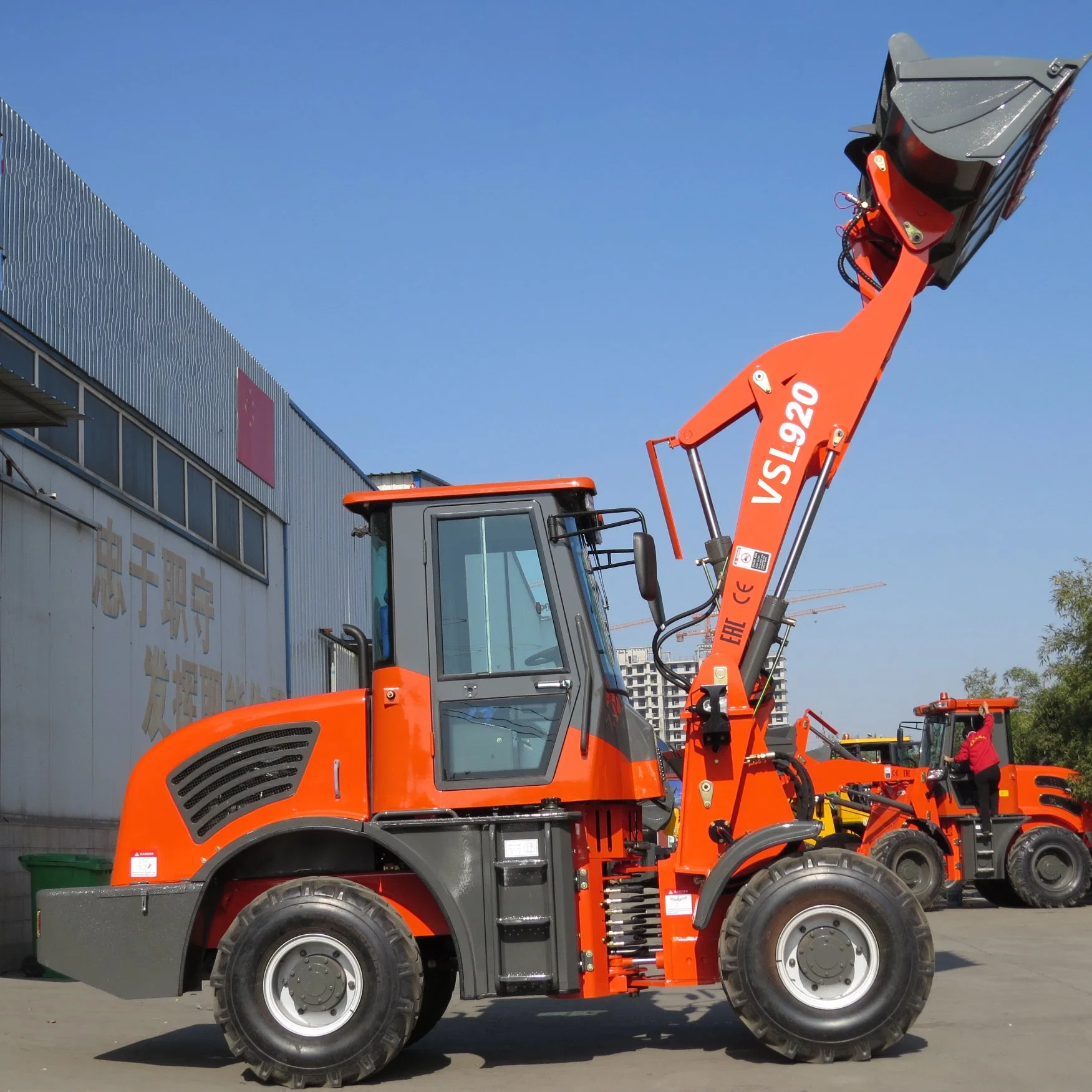 Earth Moving Machinery 2tons Small Wheel Loader in Stock for Sale