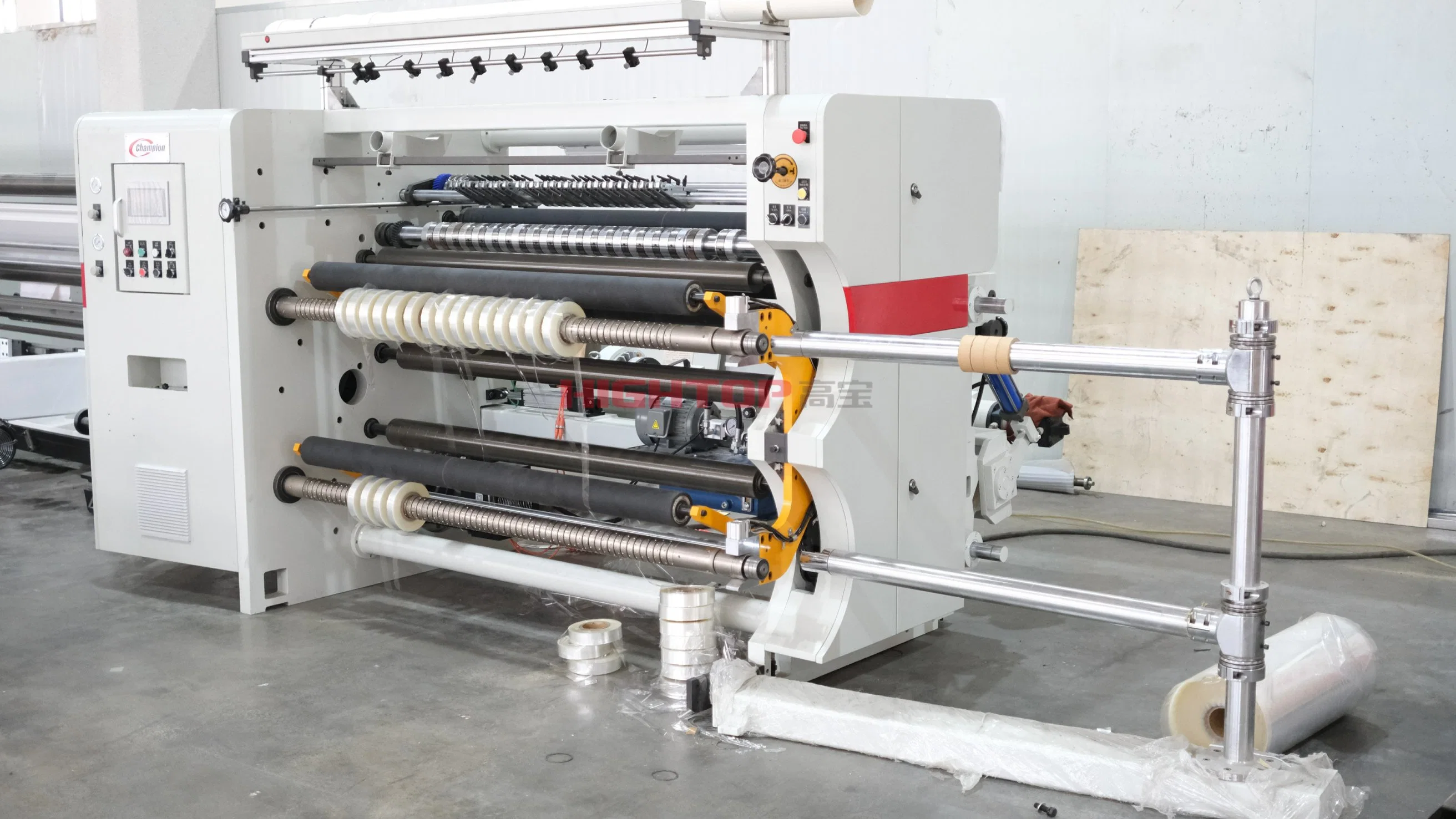 Китай Gaobao Label Sticker Slitting and resticking Machine for PP Film, PVC Film, PS Film