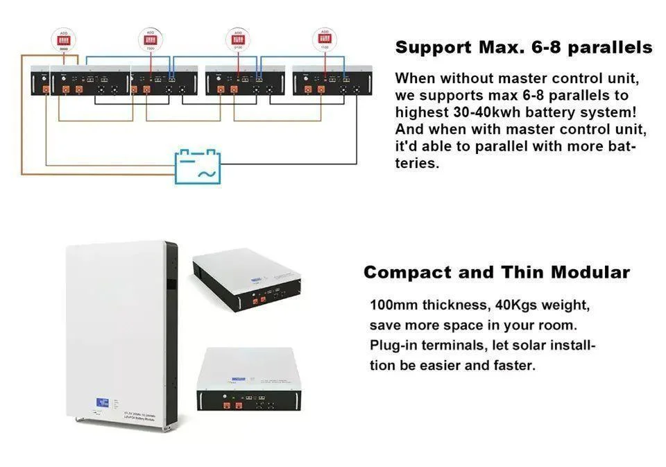 10 Jahre Garantie Solaranlage Speicher Phosphat 10kWh Leistung LiFePO4 48V 100Ah 200Ah 10kw-Lithium-Ionen-Akku für Wandmontage