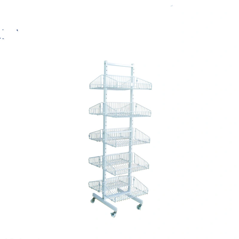 Best Sell Custom Design White Mesh Net Rack with Hook