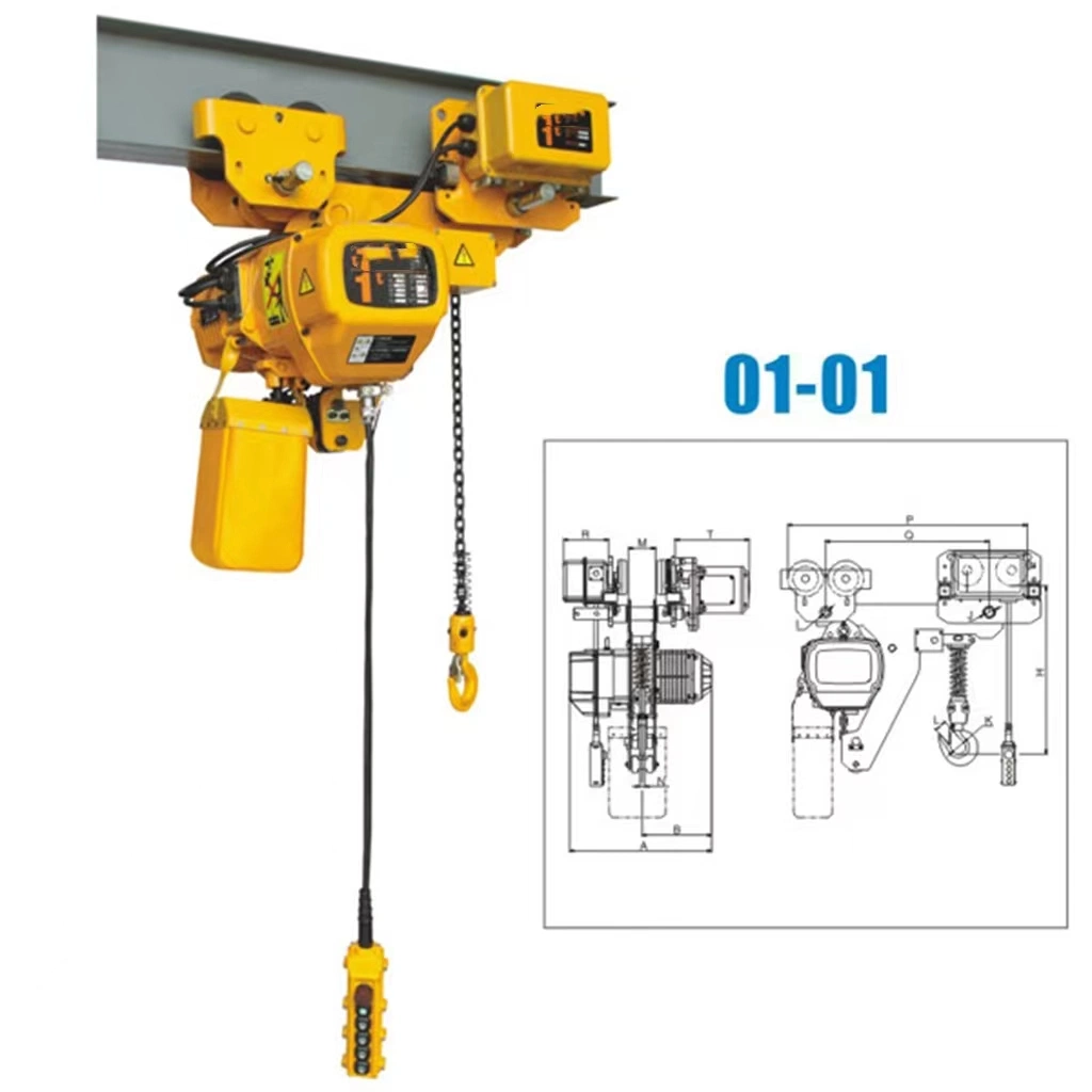 High quality/High cost performance Electric Mobile Chain Hoist to Lift