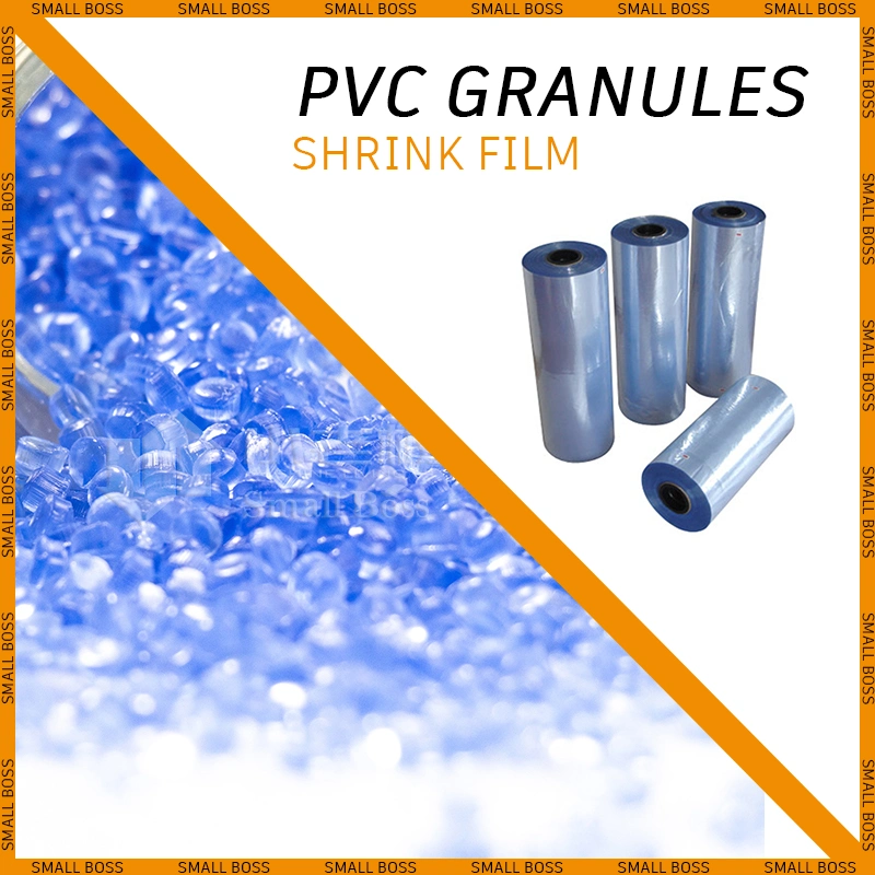 Transparant PVC Rigid Granules for Shrink Film/Supermarket Label/IC Pipe