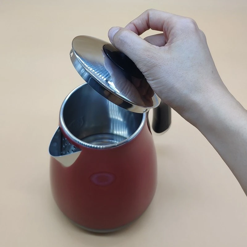 Easy to Clean Lid Stainless Steel Kettle Electrical Products with Cool to Touch Outer Casing