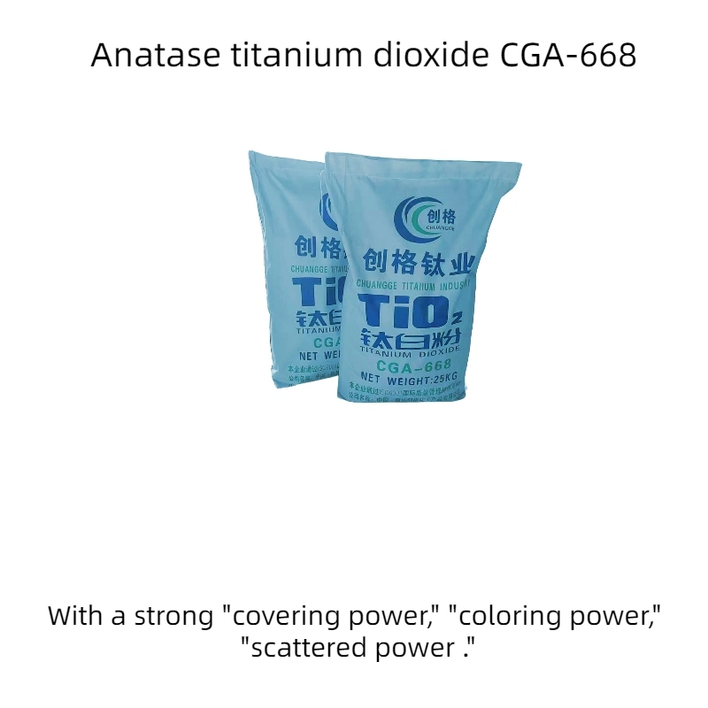 Chine Chuangge Yilian dioxyde de titane titane Sharp titane CGA-668 Pigment et