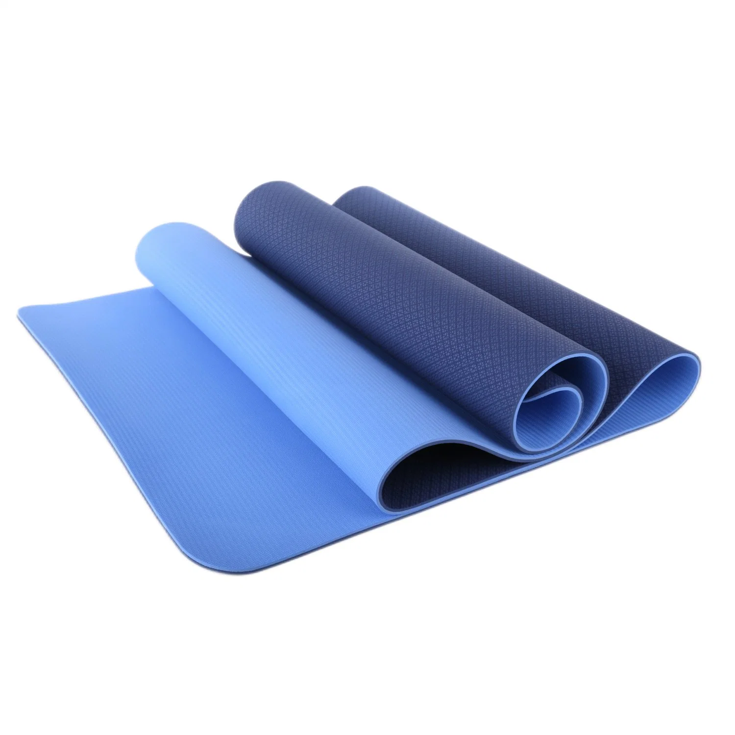 Hot Selling 173X61cm Double Layer Eco Friendly Yoga Gym Fitness 6mm TPE Yoga Mat for Women