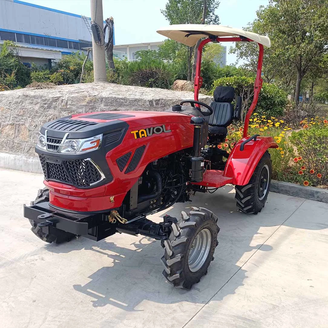 Energía eléctrica giratoria Precio lanza Compact mini tractor pequeño 50 HP Granja andar Maquinaria Agrícola Jardín