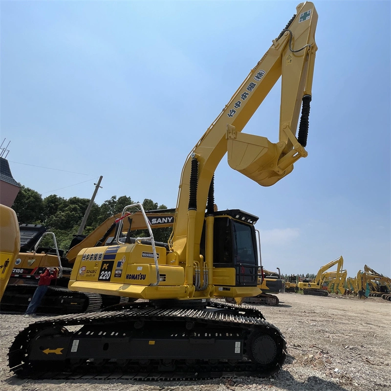 Excavadora usada PC220 Komatsu Sendhand Excavadora original de Construcción