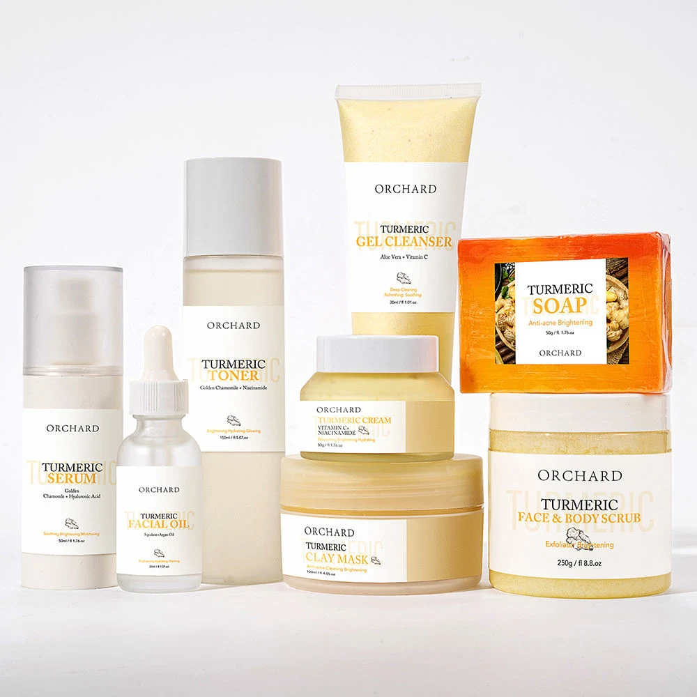 Turmeric Extract Organic Natural Lightening Rejuvenating Turmeric Skin Care Set