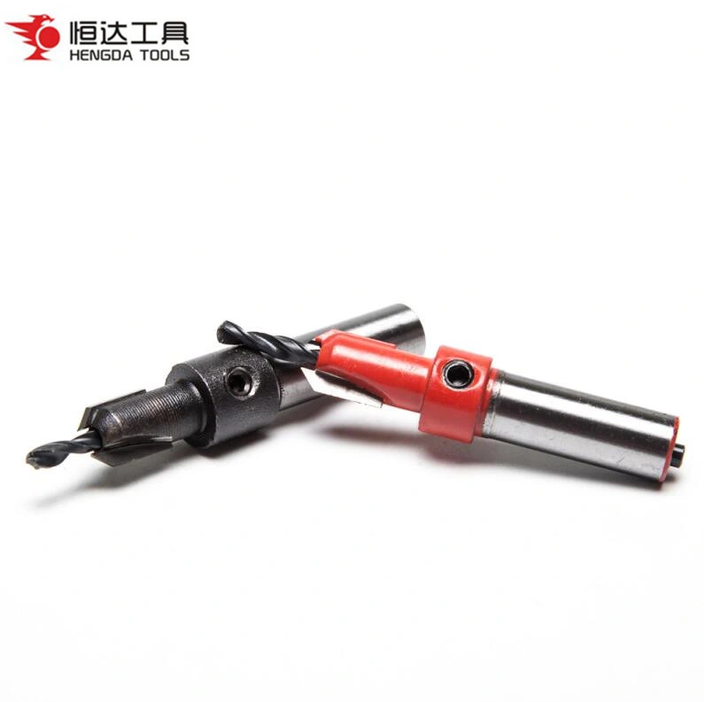 Round Shank Tct Carbide Tipped Wood Countersink Drill Bit for Wood Screw