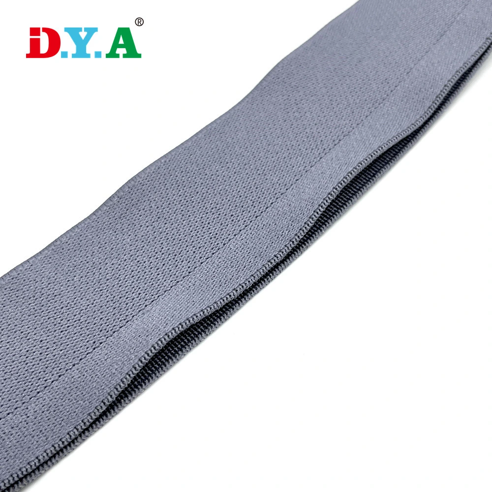 Stock 4cm Y Type Open Folded Elastic Band for Pants/Skirts Waistband